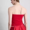 Top bandeau con alto contenido en algodón
