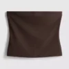 Top bandeau con alto contenido en algodón