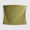 Top bandeau con alto contenido en algodón