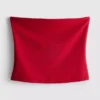 Top bandeau con alto contenido en algodón