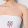 Top bandeau de fútbol de EE. UU. con alto contenido en algodón