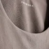 Top corto con cuello redondo supersuave