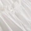 Top corto de popelín de algodón con mangas abullonadas