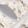 Top de bikini con cuello halter y estampado de bandana