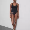 Top de tankini estampado