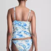 Top de tankini estampado