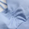 Top deportivo corto sin costuras y con tirantes