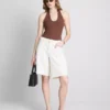 Top halter de algodón enriquecido