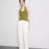 Top halter de algodón enriquecido