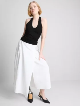 Top halter de algodón enriquecido