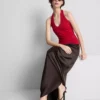 Top halter de algodón enriquecido