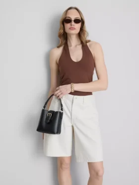 Top halter de algodón enriquecido