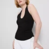 Top halter de algodón enriquecido