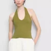 Top halter de algodón enriquecido