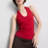 Top halter de algodón enriquecido