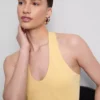 Top halter de algodón enriquecido