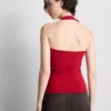 Top halter de algodón enriquecido