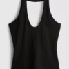 Top halter de algodón enriquecido