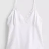 Top tipo babydoll con cuello en V