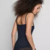 Top tipo camisola elástico con alto contenido en algodón