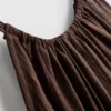 Top trapecio con cuello halter texturizado