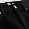Vaqueros ajustados de cintura alta de denim de algodón