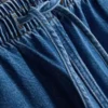 Vaqueros de Chándal ajustados de denim de algodón