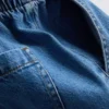 Vaqueros de Chándal ajustados de denim de algodón