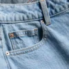 Vaqueros de denim de algodón de corte recto