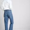 Vaqueros de talle alto y corte recto