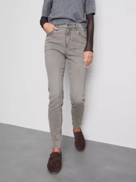 Vaqueros pitillo de denim con alto contenido en algodón