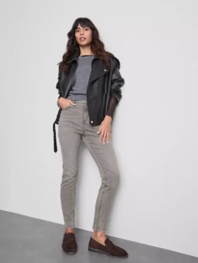 Vaqueros pitillo de denim con alto contenido en algodón