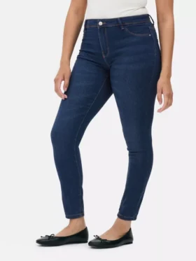 Vaqueros pitillo de talle medio Essential | corte regular