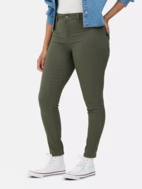 Vaqueros pitillo de talle medio Essential | corte regular