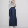 Vaqueros tipo culotte de pierna ancha