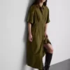 Vestido camisero midi