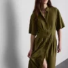 Vestido camisero midi