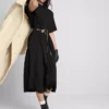 Vestido camisero midi