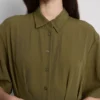 Vestido camisero midi