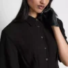 Vestido camisero midi