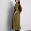 Vestido camisero midi