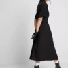 Vestido camisero midi