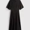 Vestido camisero midi
