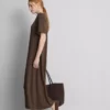 Vestido camiseta midi
