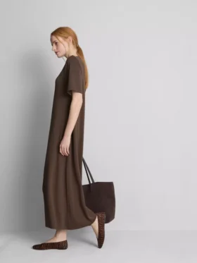 Vestido camiseta midi