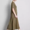 Vestido camiseta midi