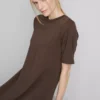 Vestido camiseta midi