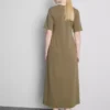 Vestido camiseta midi