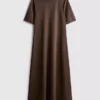 Vestido camiseta midi