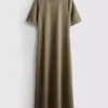 Vestido camiseta midi